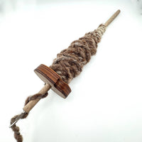 Top Whorl - Drop Spindle - Baltic Birch -  Circle - 1.3 oz