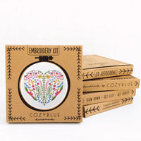 Full heart embroidery kit