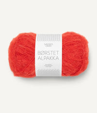 Borstet Alpakka