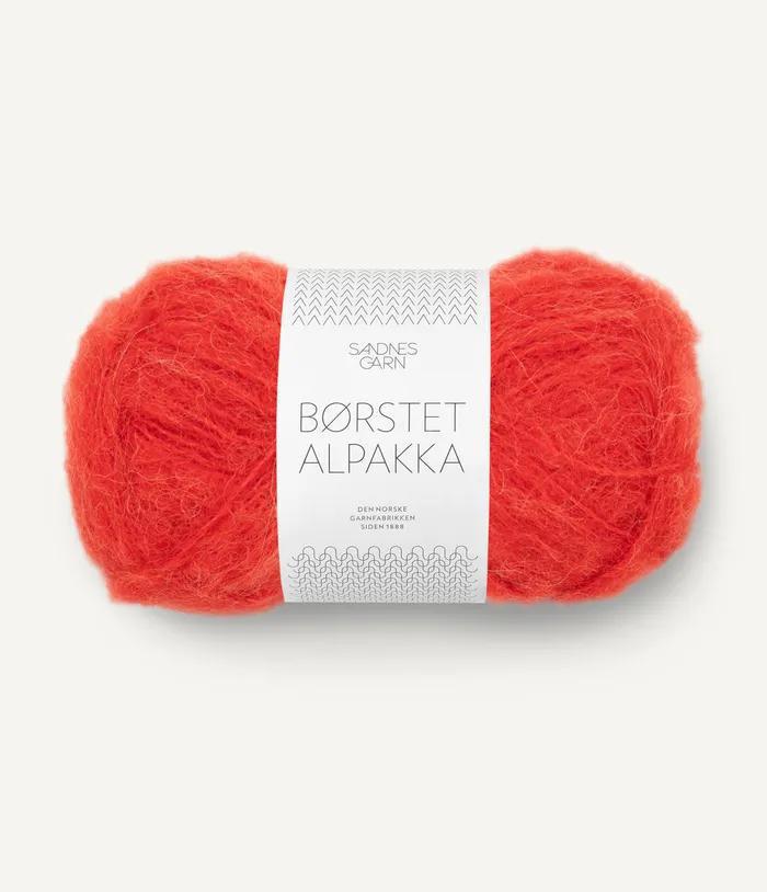 Borstet Alpakka