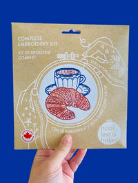 Croissant Embroidery Kit