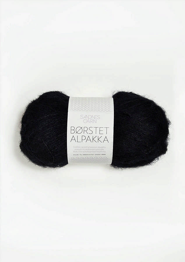 Borstet Alpakka