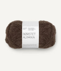 Borstet Alpakka