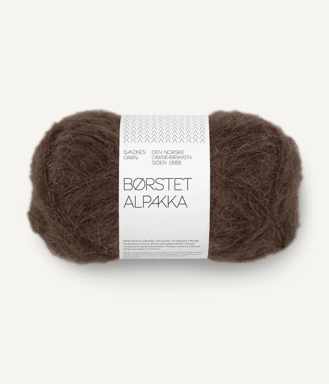 Borstet Alpakka