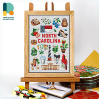 CS1900 North Carolina Collection, Counted Cross Stitch Kit
