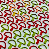 EXCLUSIVE Mushroom Knitting Stitch Markers Set Snag Free