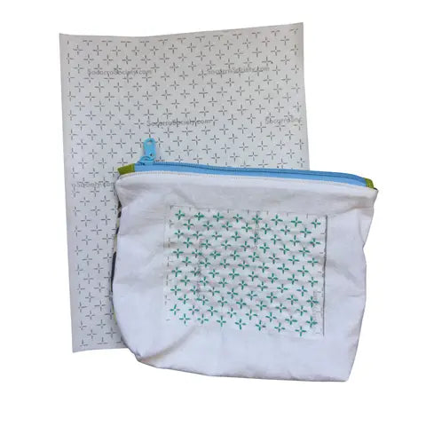 Sashiko Inspired  Rice Stitch Crosses