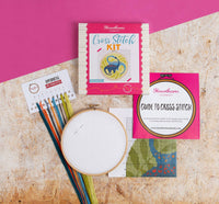 Diplodocus Cross Stitch Kit | Beginner Craft Kit