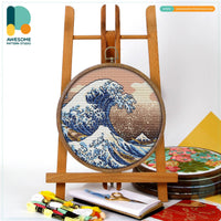 CS2203 The Great Wave off By, Counted Cross Stitch Kit