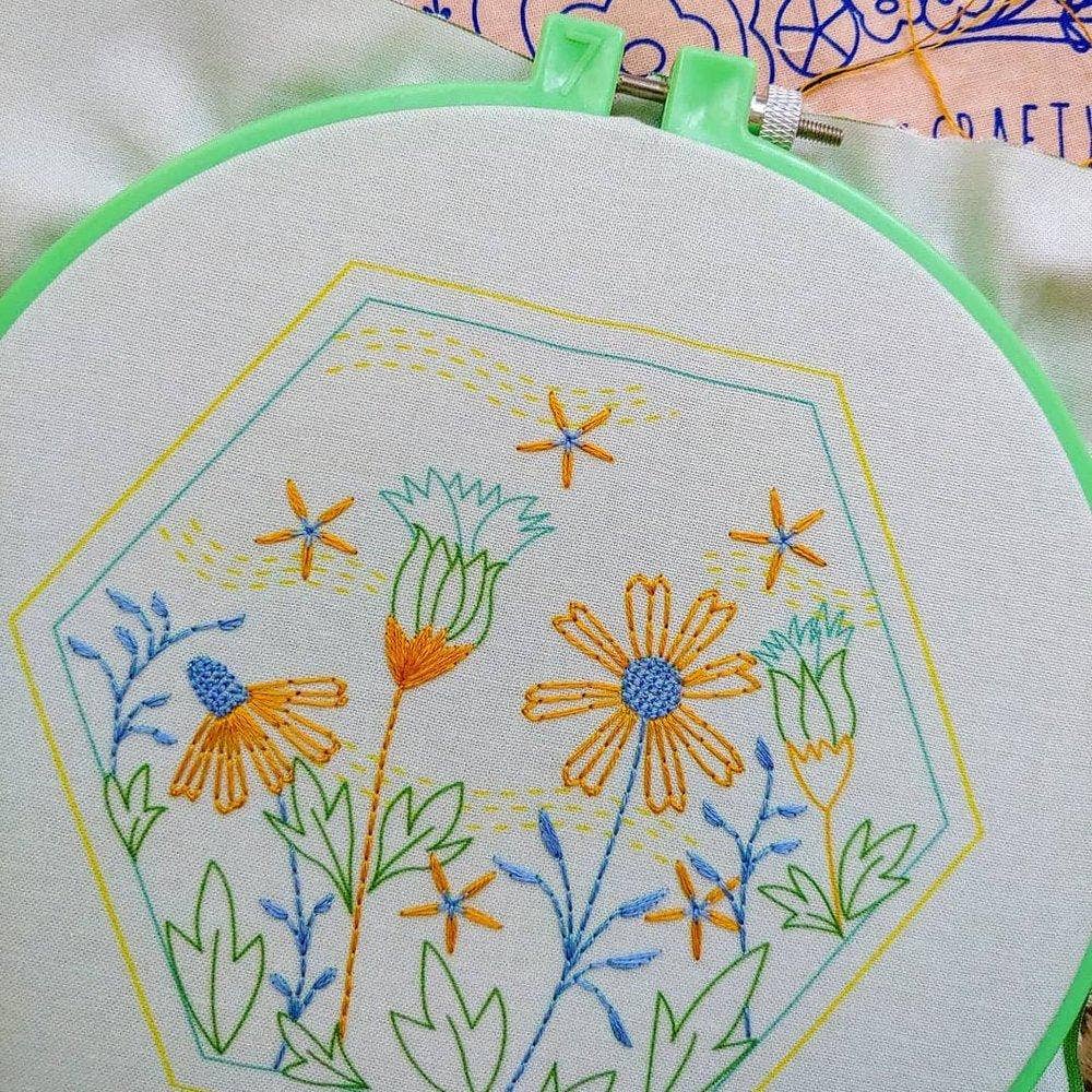 Summer Breeze embroidery kit