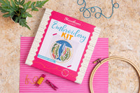 Stargazing Whale Embroidery Kit | Complete Craft Kit for Beginners