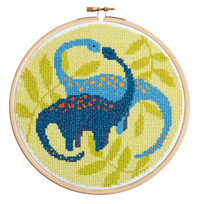 Diplodocus Cross Stitch Kit | Beginner Craft Kit