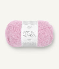 Borstet Alpakka