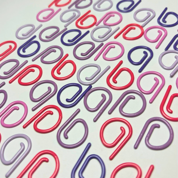 Basic Stitch Set Snag-Free Metal Stitch Markers - P Markers