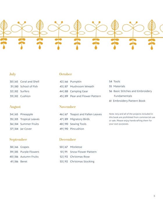 Stitching Through The Seasons