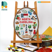CS1900 North Carolina Collection, Counted Cross Stitch Kit
