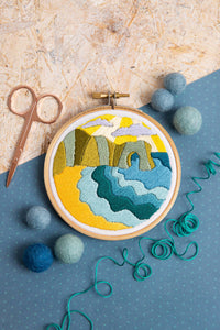 Dorset Days Mini Embroidery Kit | Complete Craft Kit for Beginners
