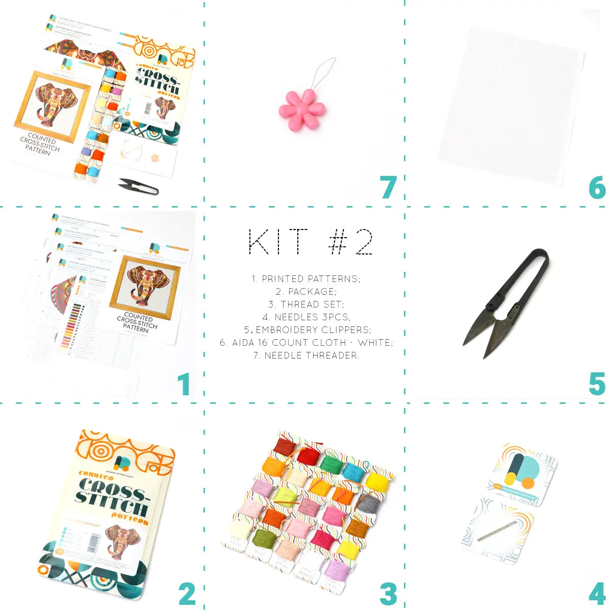 Meme Monkey Counted Cross Stitch Kit