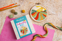 Harvest Time Mini Embroidery Kit | Complete Craft Kit for Beginners