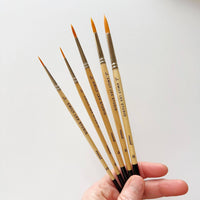 Watercolor paintbrush set