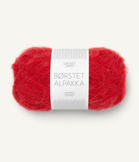 Borstet Alpakka