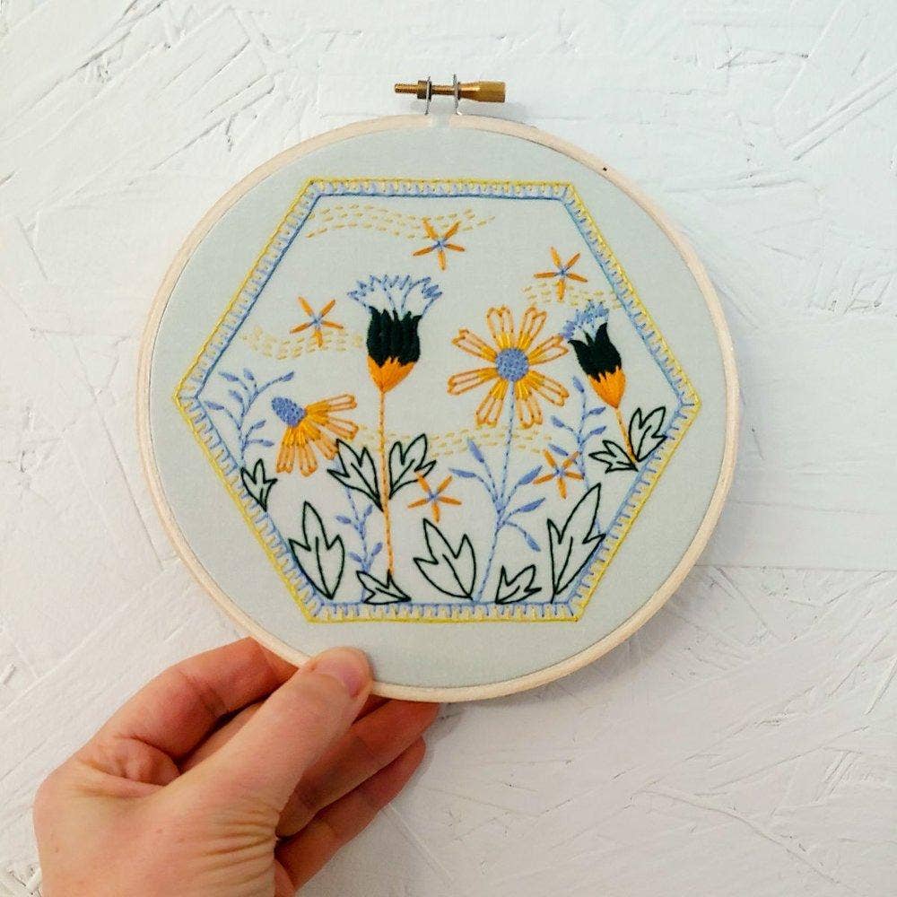 Summer Breeze embroidery kit