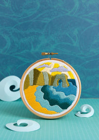 Dorset Days Mini Embroidery Kit | Complete Craft Kit for Beginners