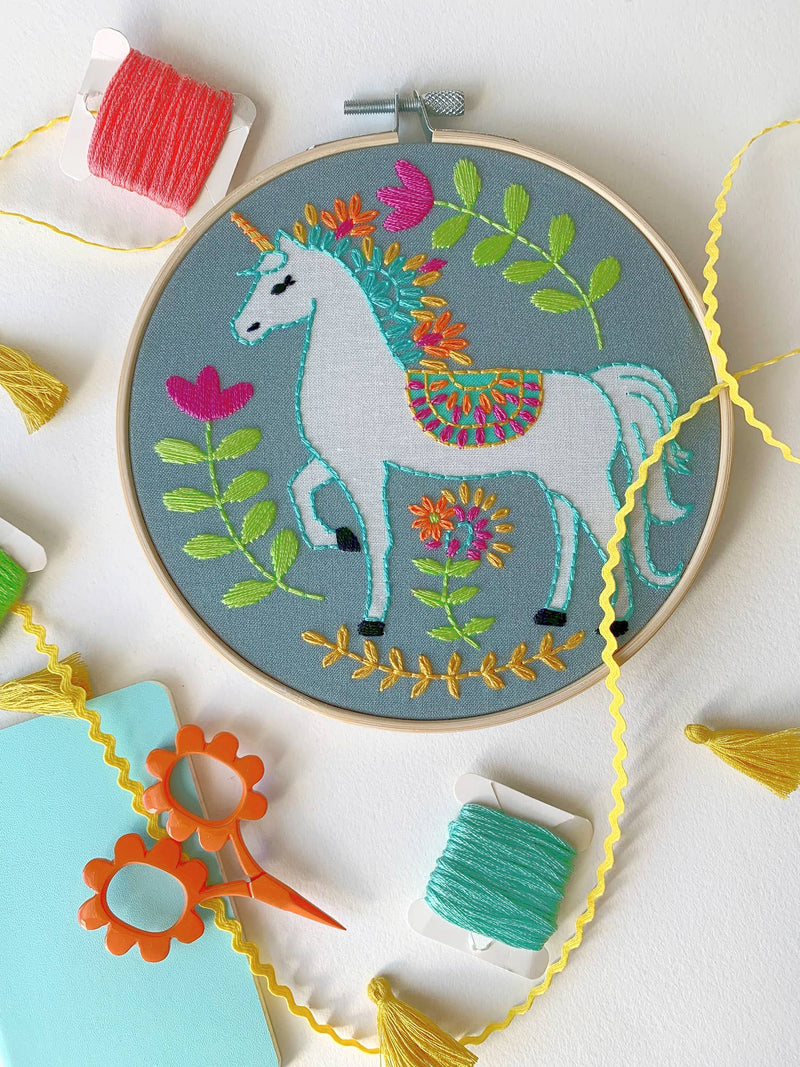 Unicorn Embroidery Kit