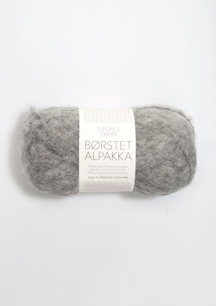 Borstet Alpakka