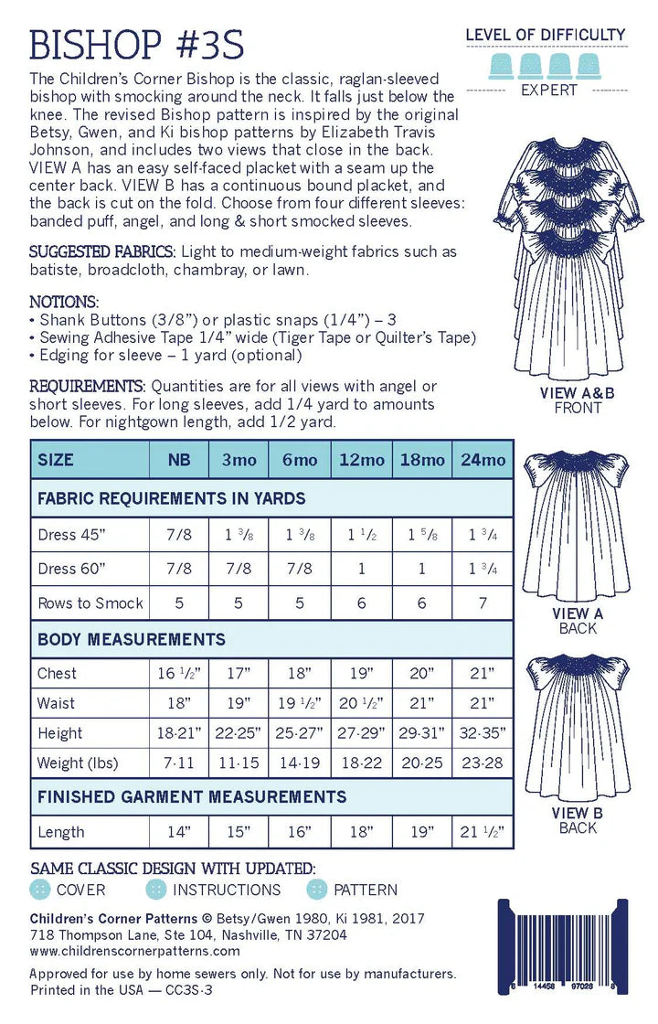 Bishop Newborn To 24 Months