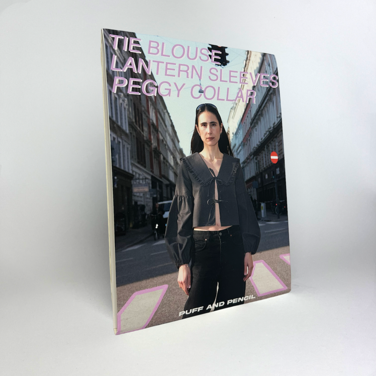 Tie Blouse, Peggy Collar x Lantern Sleeves