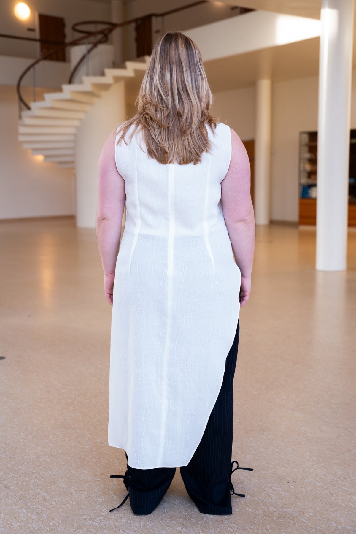 Slash Dress x Cap Sleeve