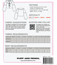 Tie Blouse, Peggy Collar x Lantern Sleeves