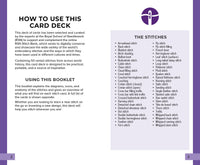 RSN Stitch Bank: The Embroidery Stitches Card Deck