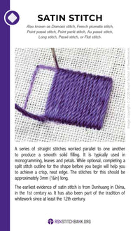RSN Stitch Bank: The Embroidery Stitches Card Deck