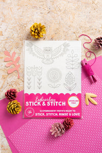 Woodland Folk Stick & Stitch Embroidery Pack