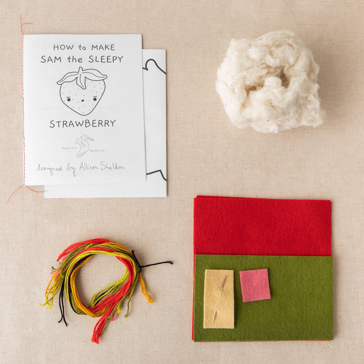 Sam the Sleepy Strawberry - DIY Craft Kit