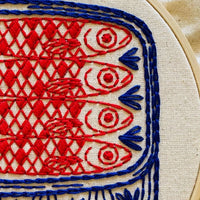 Sardines Embroidery Kit
