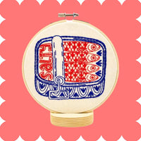 Sardines Embroidery Kit