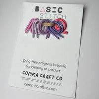 Basic Stitch Set Snag-Free Metal Stitch Markers - P Markers