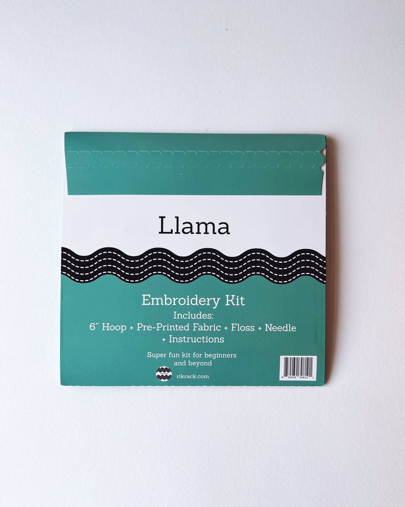 Llama Embroidery Kit