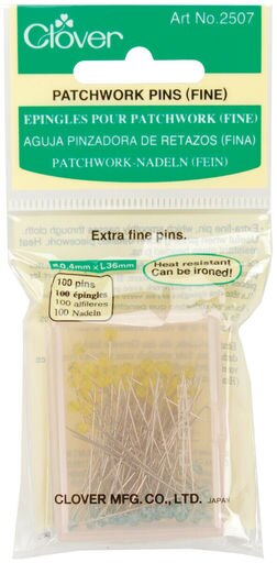 Patchwork Pins Fine-100/Pkg