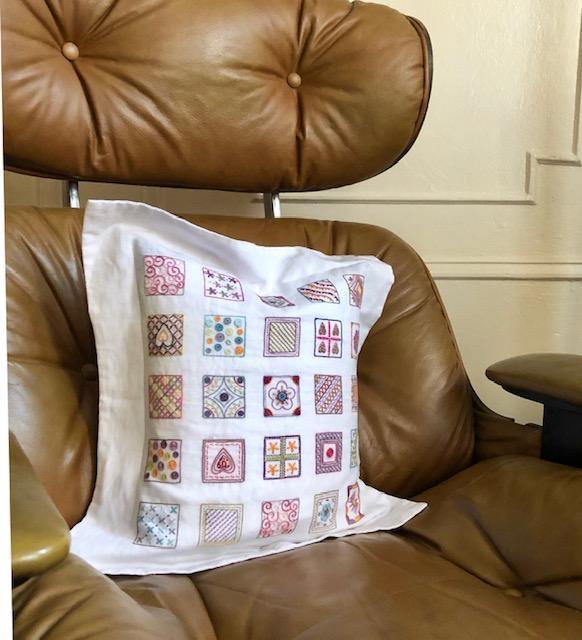 Embroidery Pillow UC